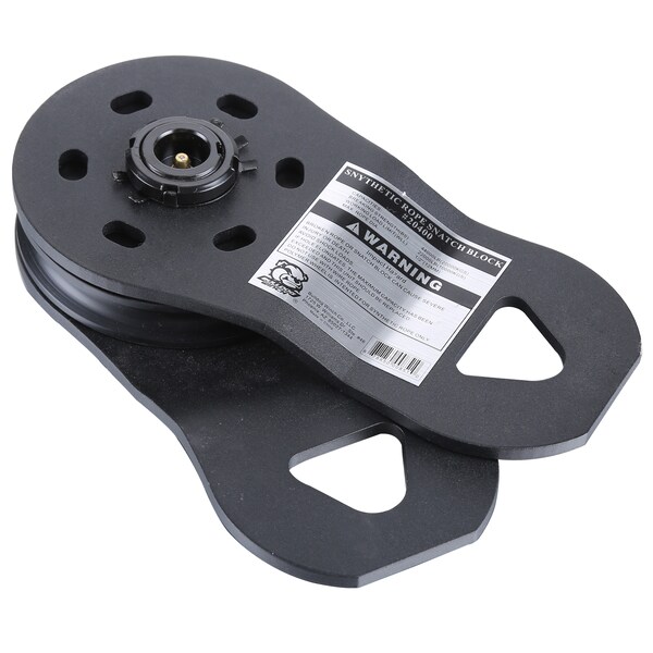 Bulldog Winch Snatch Block, Synthetic Rope 44k BS 20400 - main